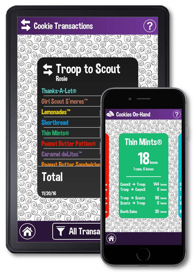 girl scout cookie app for leader