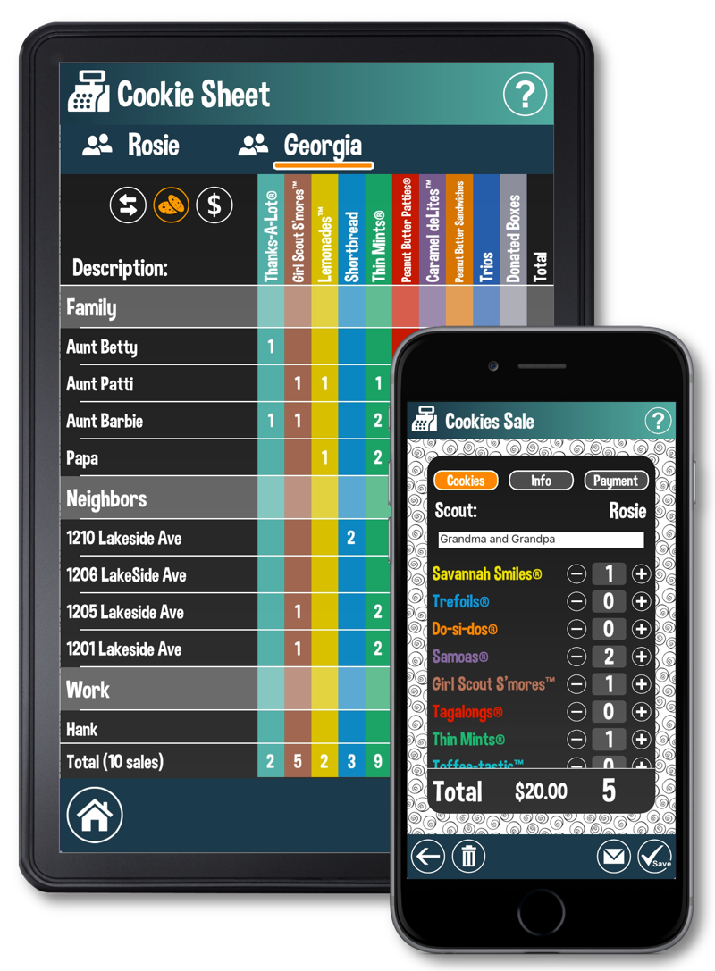 Girl Scout cookie management app
